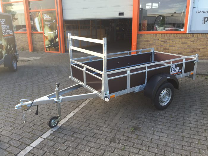 Aanhangwagen open enkelasser